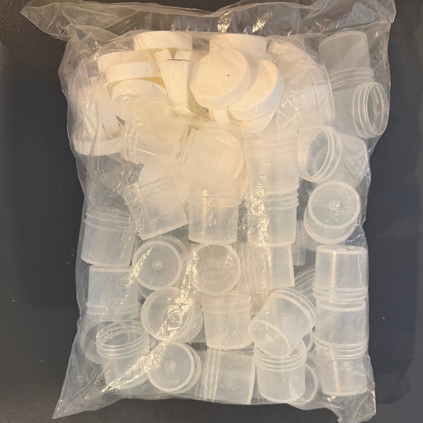 1 oz polypropylene jar with plastic closure 48 count