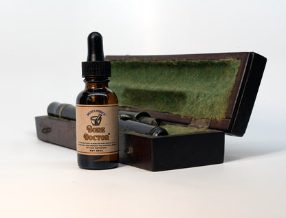 Bore Doctor 30ml product show next to flute