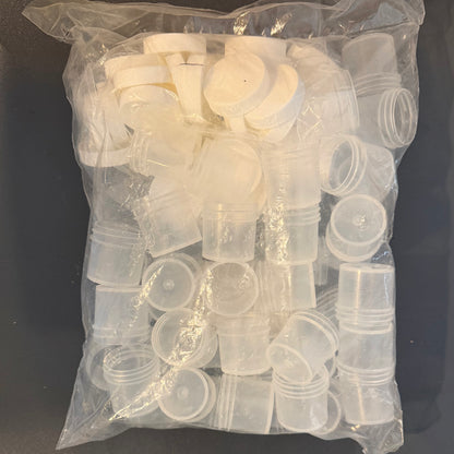 1 oz polypropylene jar with plastic closure 48 count